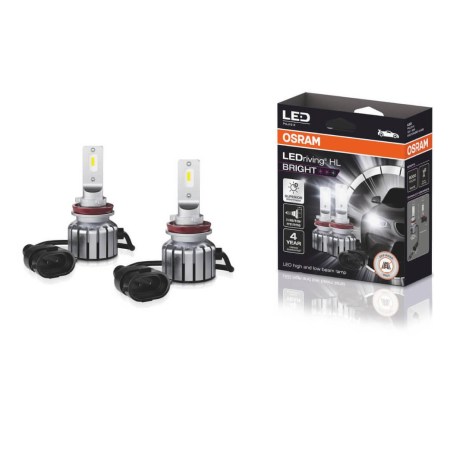 ΛΑΜΠΑ OSRAM LEDriving HL BRIGHT H8/H11/H16/H9 12V 19W PGJ19-2/5/1/3 6000K White 2ΤΜΧ