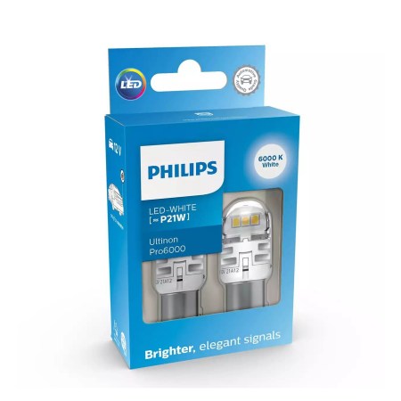 PHILIPS LED P21W 12V 2.3W Ultinon Pro6000 SI 6000K  2ΤΜΧ