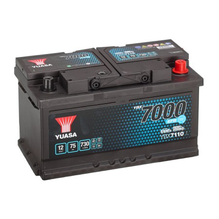 Yuasa EFB Start Stop YBX7110 75Ah 