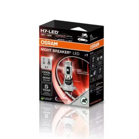 Osram H7 16W Night Breaker Speed PX26d 12V 1τμχ