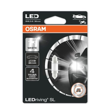 Λάμπα OSRAM C5W (36 mm) LEDriving SL White 6000K 12V