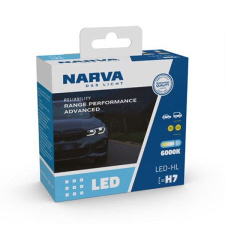 Narva H7 Range Performance Advanced Led 12V-24V 19W 2τμχ