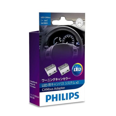 Philips LED Adapter CANbus Set 5W για T10 Χανιά Ρέθυμνο Ηράκλειο