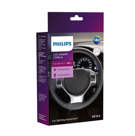 Philips LED Adapter CANbus Set 12V για Η7