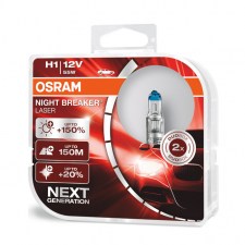 Osram H1 2ΤΜΧ 12V 55W Night Breaker Laser +150%