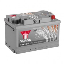 Yuasa YBX5100 Silver High Performance SMF 75Ah